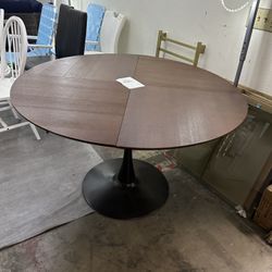 New 47” Round Wooden Dining Table 