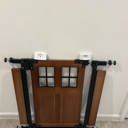 Barn Door Walk-Thru Baby Gate