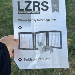Lxrs Foldable Pet Gate