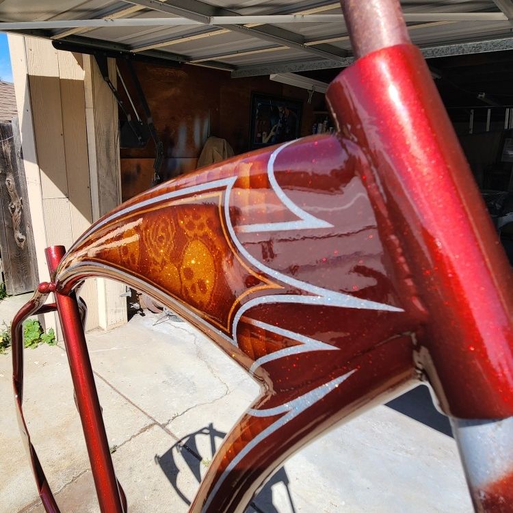 Custom lowrider bike frame new arrivals