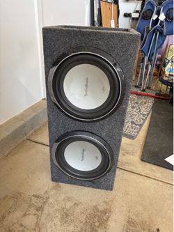 Speaker box (speakers blown)