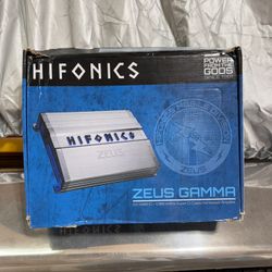 One Hifonics Zeus Gamma 1200 Watt Amp