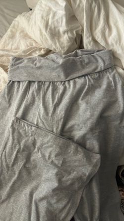 Grey cotton leggings
