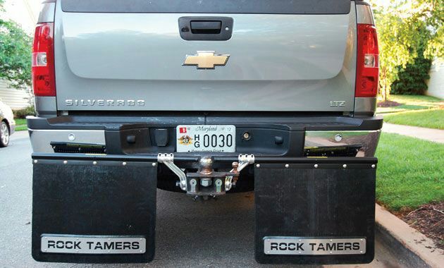 Rock tamer mud flaps