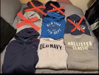 Mens Hoodies Size Large 