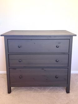 IKEA Hemnes Gray 3 Drawer Dresser