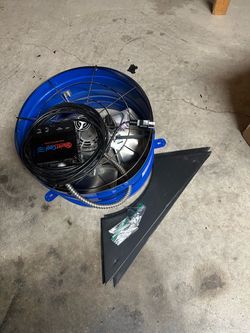 Quiet cool attic fan