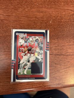 Drake Maye 2025 Donruss Threads Patch  