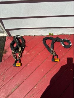 Kryptonite chain lock , for motorcycles and bikes