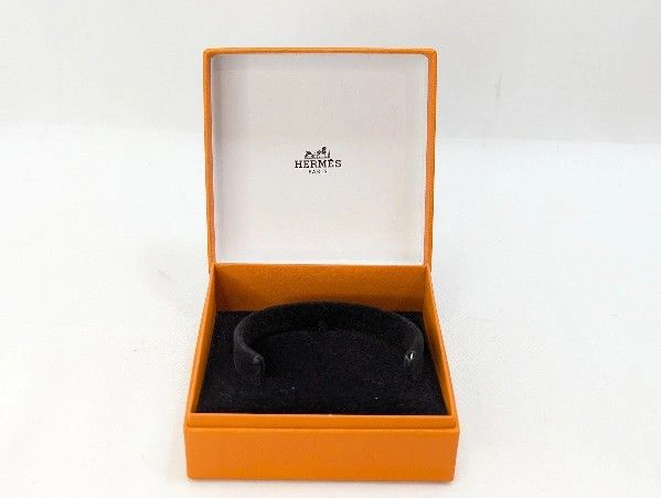 Click Clack H Gold x White Bracelet Bangle Women's