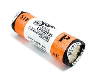 One Roll of forty 2004 Michigan State Quarters direct from the US Mint.