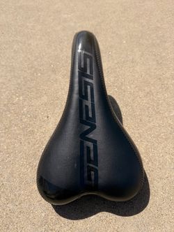 Genesis Black Bicycle Saddle / Bike Seat - Great Condition