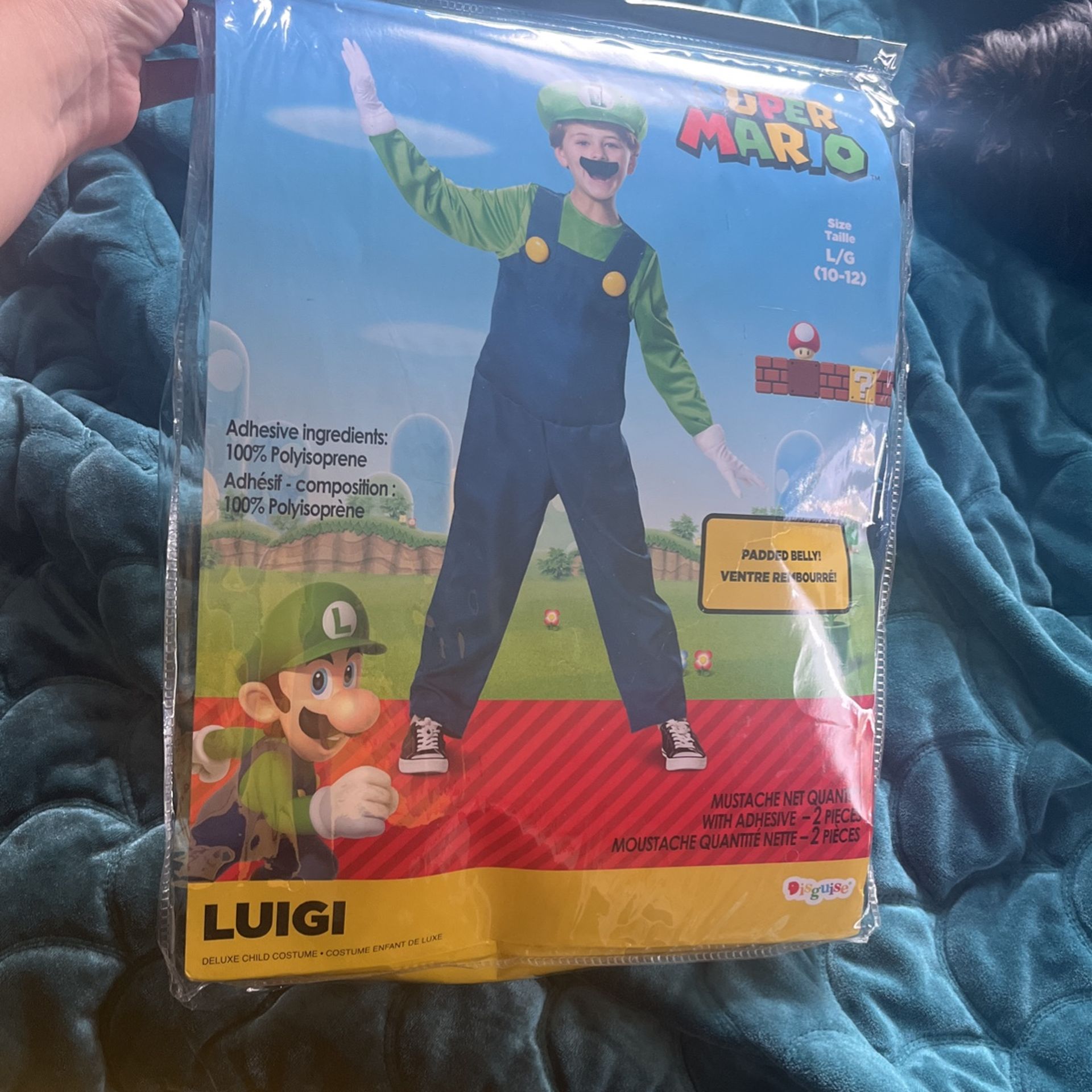 Luigi Costume From Spirit - Large 10-12