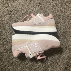 new balance 574 plus pink