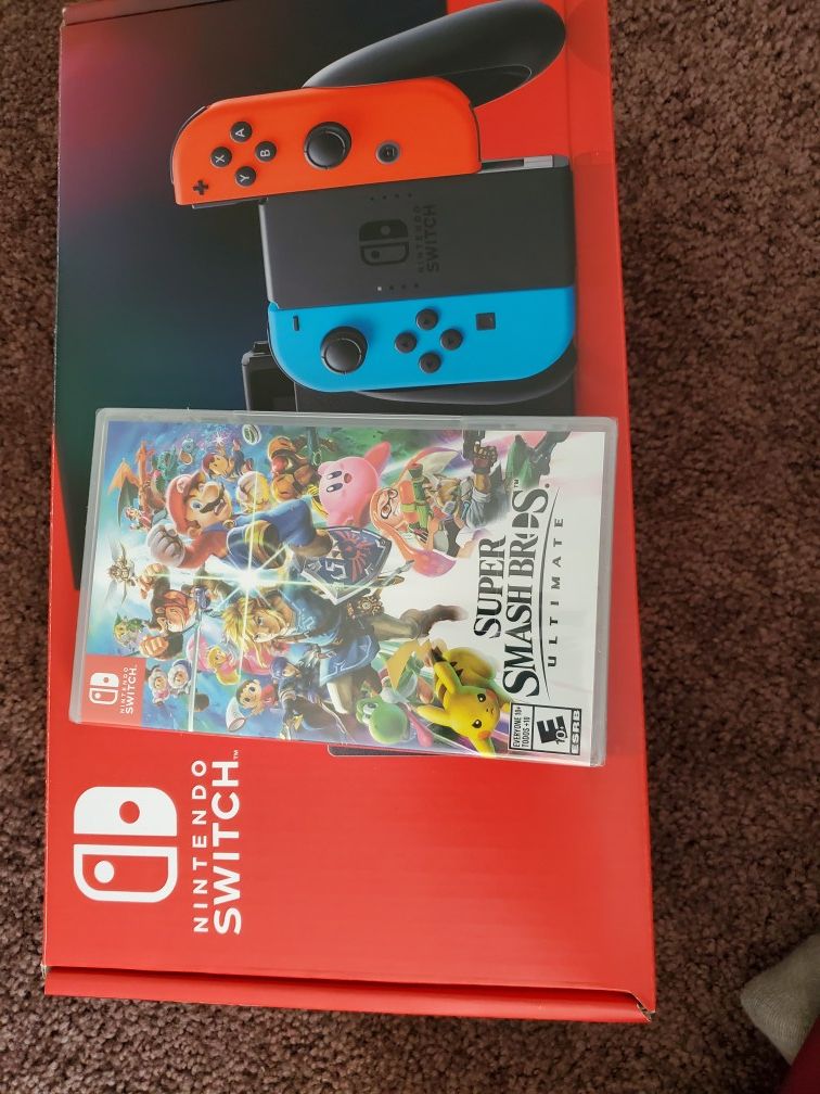 Nintendo Switch Smash Bros bundle