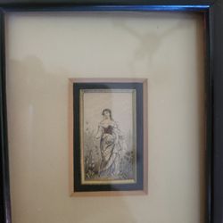 Antique NEEDLE Point PRINTS