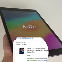 Apple - 10.2-Inch iPad (9th Generation) with Wi-Fi - 64GB - Space Gray