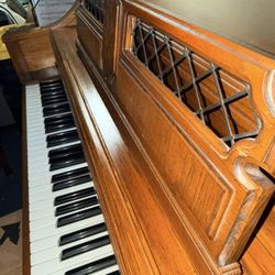 Lowery Upright Piano W/bench