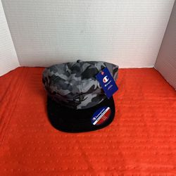 Champion Olive Camo Black Flat Bill Snapback Unstructured Adjustable Hat / Cap