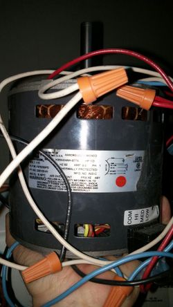 Motor for furnance