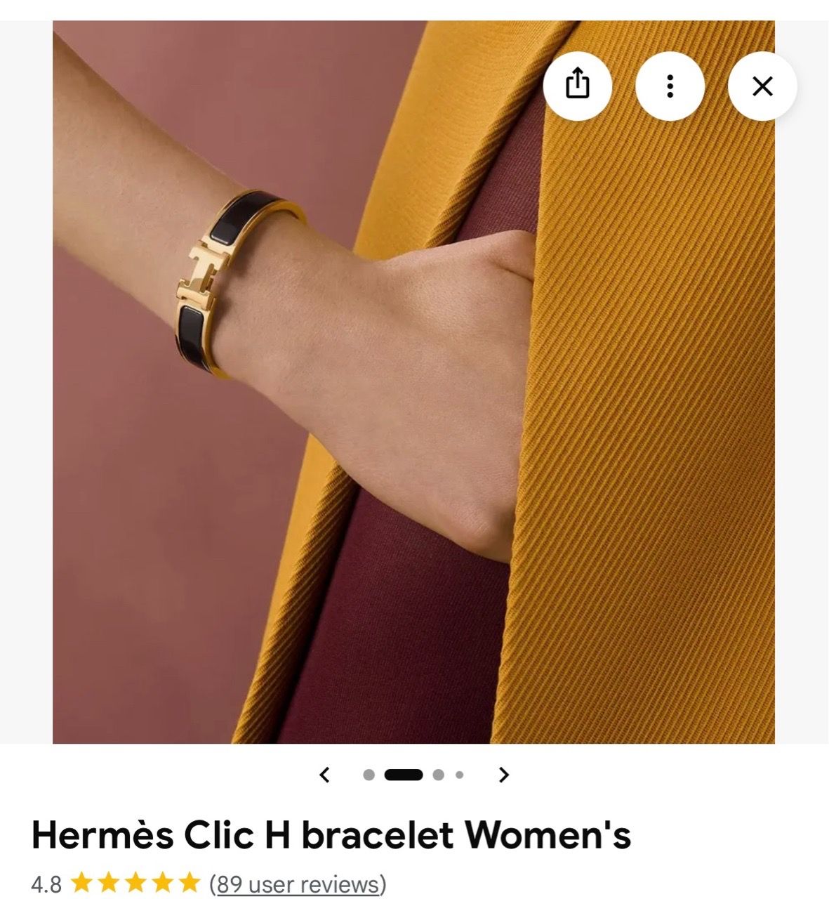 H Gold Bracelet with black hardware for Sale in San Antonio, TX - OfferUp