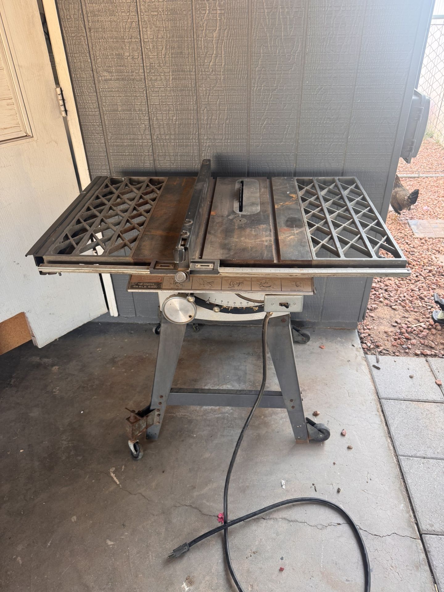 Vantage 12” Sears Craftman Table Saw