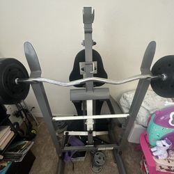WORKOUT BENCH SET 