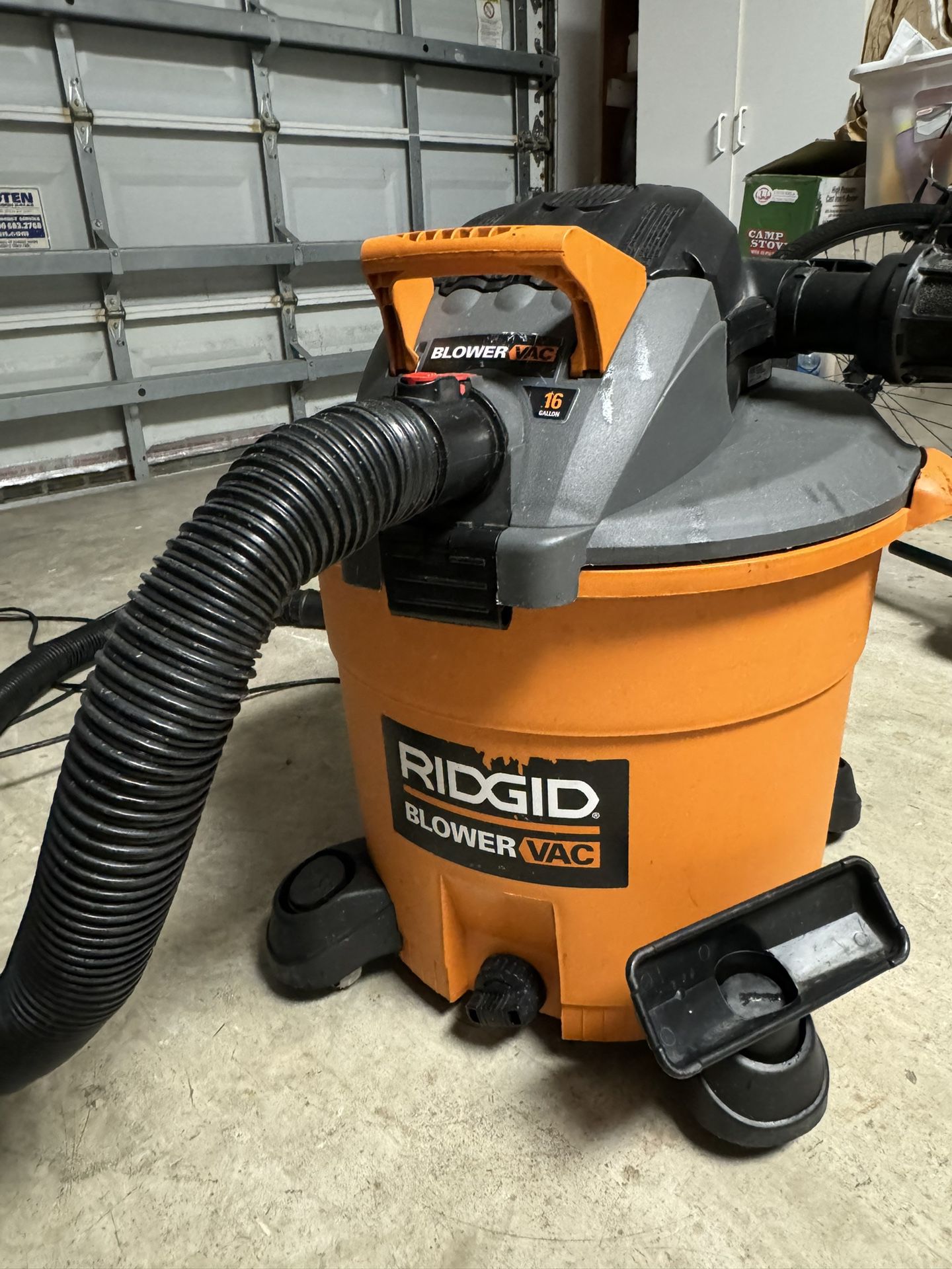 16 Gallon Wet/Dry Vac with Detachable Blower