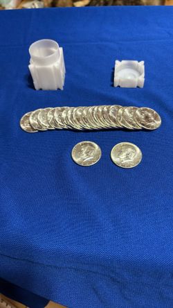 20 - 1964 Kennedy Silver Half dollars. Brilliant Uncirculated