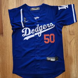 MLB Dodgers betts baseball uniformj No.50