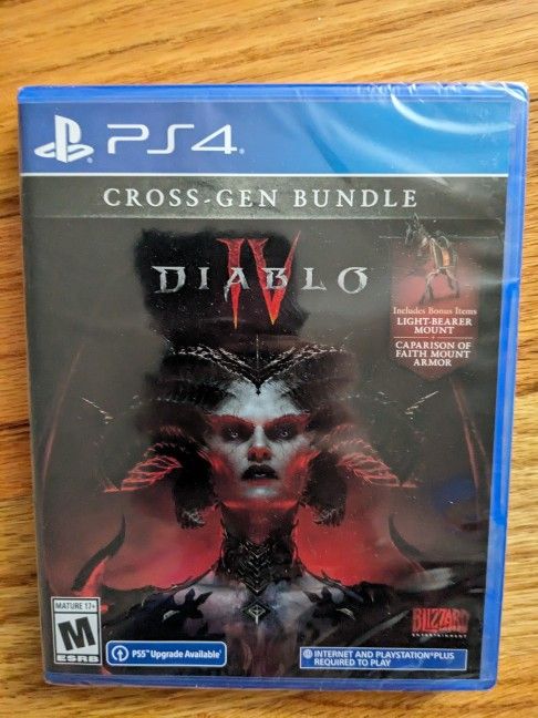 Brand New Diablo 4 IV Playstation 5 & 4