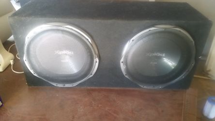 Sony 2x12 sub woofers nox