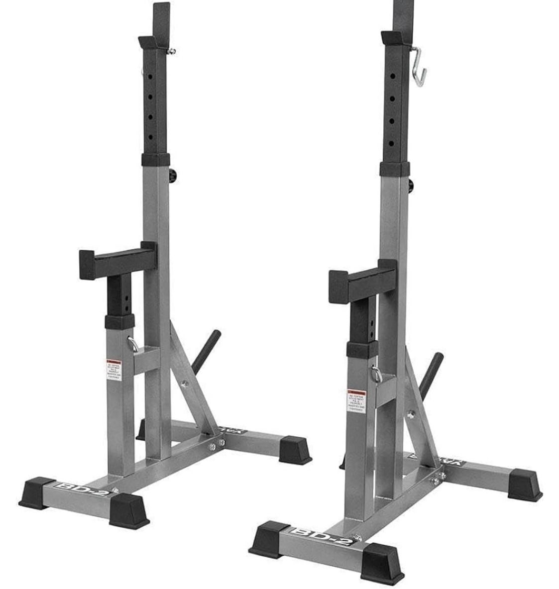 Valor Fitness BD-2 Independent Bench Press Stands with Adjustable Uprights and Safety Catches