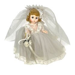Vintage Madame Alexander Bride Doll 435 Blonde with Box