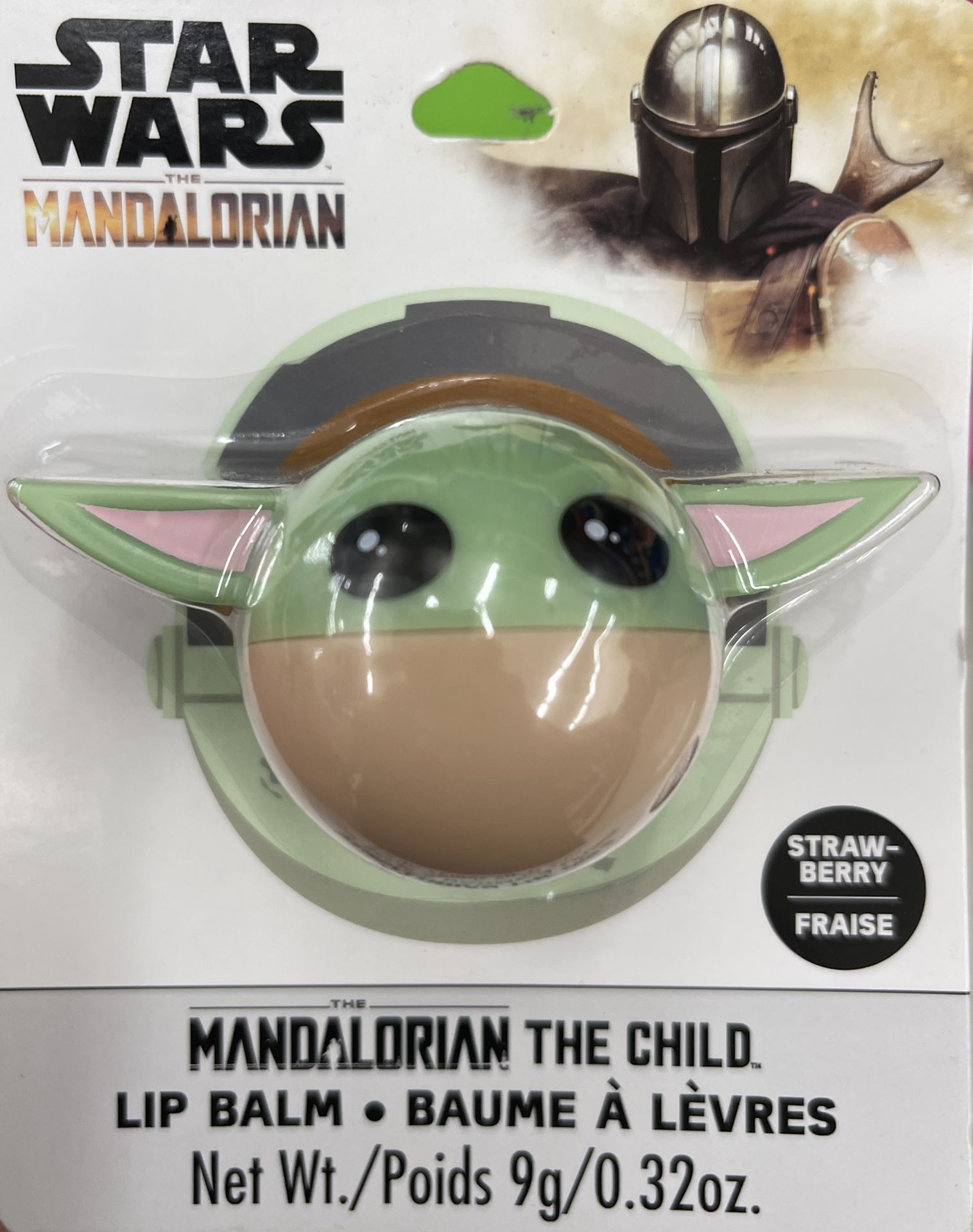 Disney Star Wars The Mandalorian Lip Balm- The Child Baby Yoda - Strawberry Flavor
