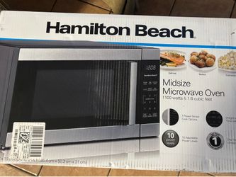 Brand New Hamilton Beach 1.6 Cu Ft 1100W Microwave