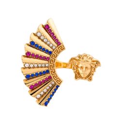 Versace Fan Cocktail Ring