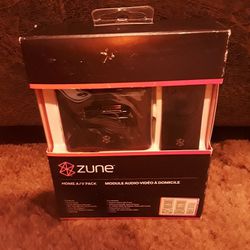 Microsoft Zune Home A/V Pack/ Dock Module Audio-Video  - New 