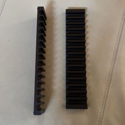 2 Holders Made Of Aluminum . From Compakt Both For $10 Great To Keep Thing In Order.