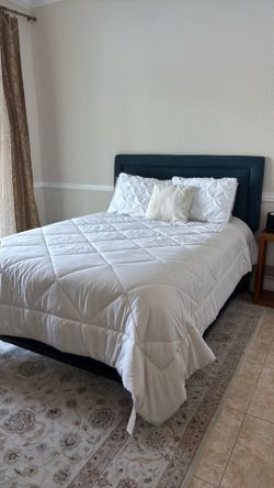 Queen bed with mattress