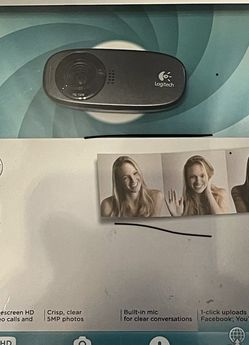 NEW SEALED BOX Logitech C310 HD 720p WebCam Built in Microphone 5MP Black