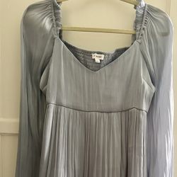 Blu Pepper Dress Smock Style