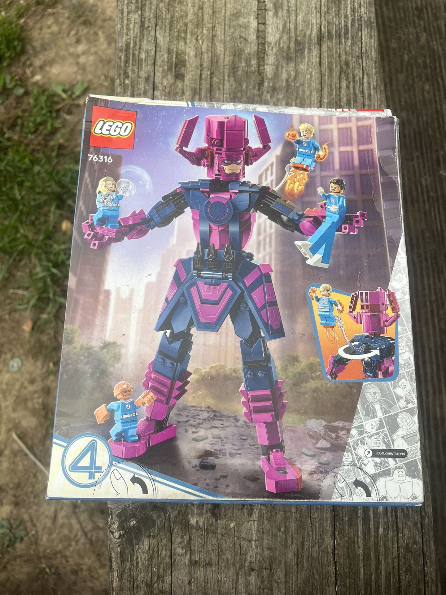 Iron Man Bust And Galactus/FF Lego Bundle 
