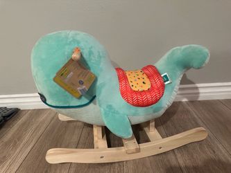 Gently used whale rocker