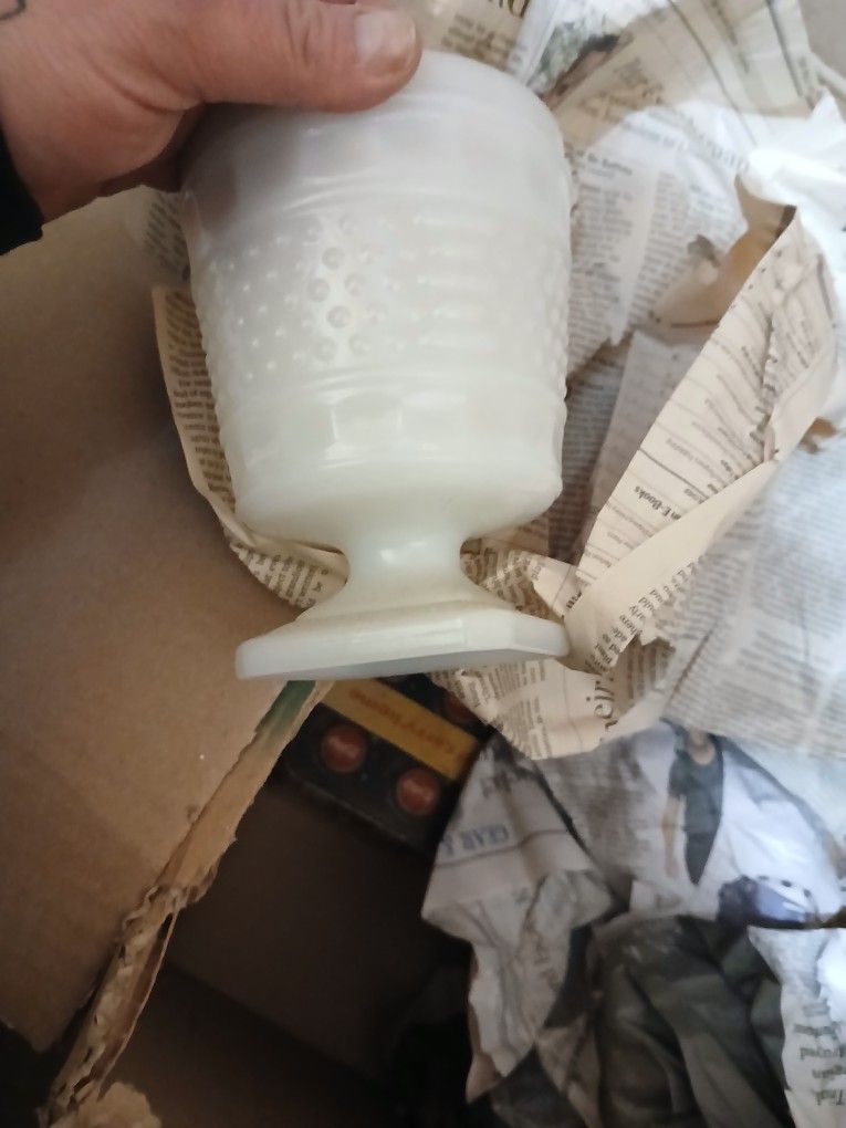 Vintage Milk  Glass Napco 1180