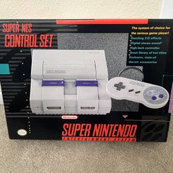 Super Nintendo BOX ONLY