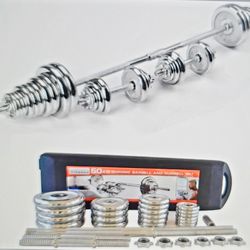 Adjustable Dumbbells-barbell set 110 Lb