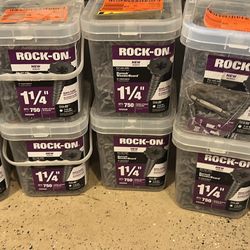 42 Bxs / Cement Board screws / Backer On / Rock On 