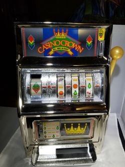 Vintage 70s Casino Crown slot bank by WACO JAPAN