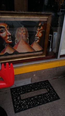 Framed Egyptian Pic.